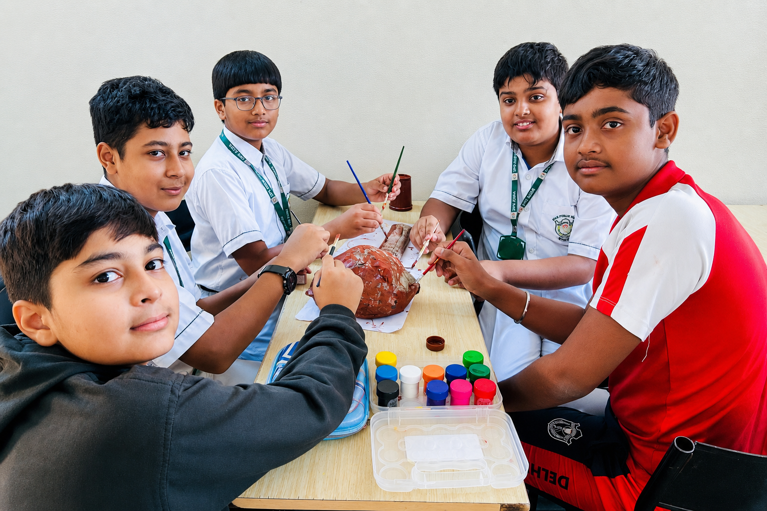 Students learning inside classroom